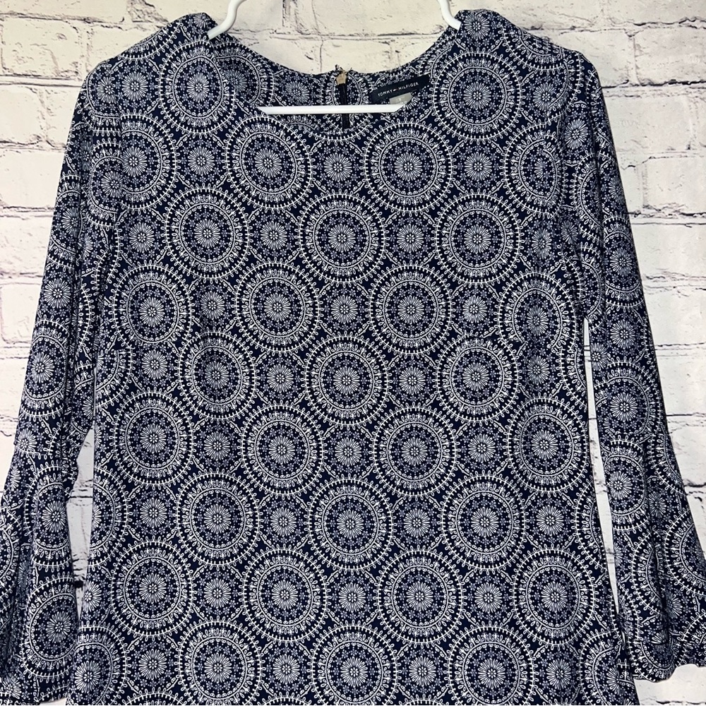 Tommy Hilfiger Women’s Jersey Bell Sleeve Knee Length Dress Size 8‎ - Picture 3 of 7